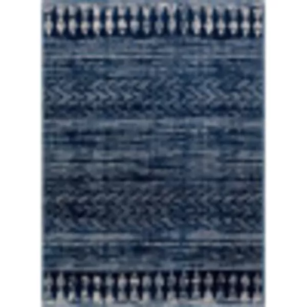 Artistic Weavers Aveline Moroccan Bohemian Area Rug1110 x 15Light Gray53 x 71 NavyWhite