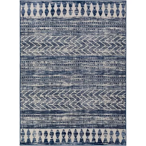 Artistic Weavers Aveline Moroccan Bohemian Area Rug1110 x 15Light Gray710 x 10 Dark Blue