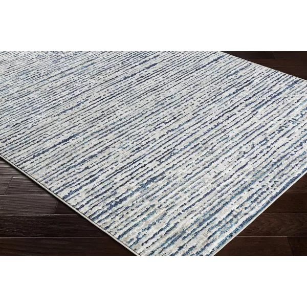 Artistic Weavers Ayana Modern Striped Area Rug 67 Square Charcoal710 x 103 Navy