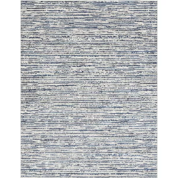 Artistic Weavers Ayana Modern Striped Area Rug 67 Square Charcoal710 x 103 Navy