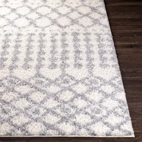 Artistic Weavers Beckett Moroccan Bohemian Area Rug 53 x 73 WhiteMedium GrayArtistic Weavers Beckett Moroccan Bohemian Area Rug 53 x 73 WhiteMedium Gray