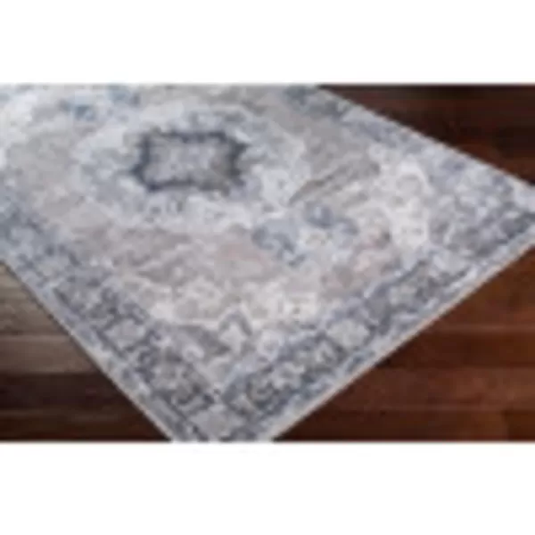 Artistic Weavers Bilal Traditional Medallion Area Rug 52 x 752 x 7 Dark BlueGray