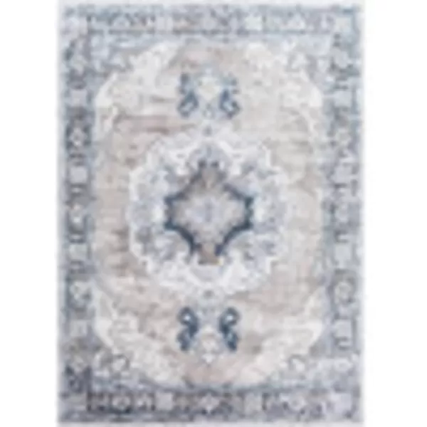 Artistic Weavers Bilal Traditional Medallion Area Rug 52 x 766 x 92 Dark BlueGray