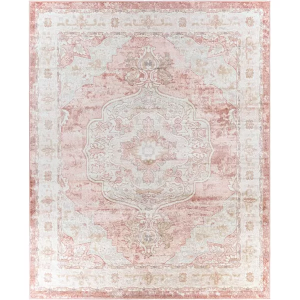 Artistic Weavers Bilal Traditional Medallion Area Rug 52 x 792 x 12 Rose