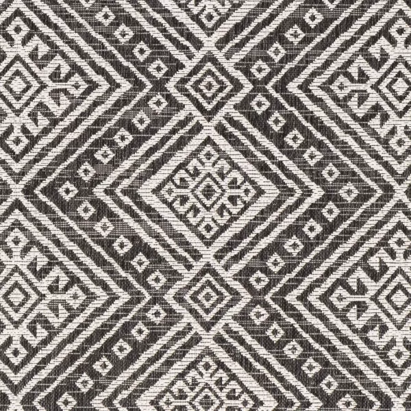 Artistic Weavers Birch Bohemian Outdoor Area Rug53 x 77Black2 x 211 Black