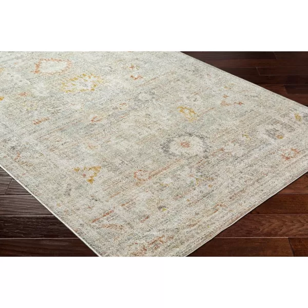 Artistic Weavers Bitlis Vintage Medallion Area Rug 710 x 10 CreamGrey 53 x 7