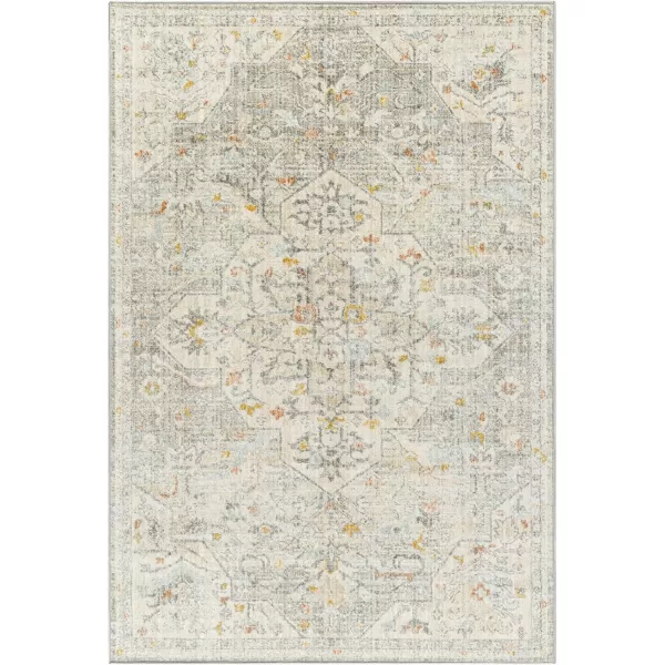 Artistic Weavers Bitlis Vintage Medallion Area Rug 710 x 10 GrayGrey 53 x 7