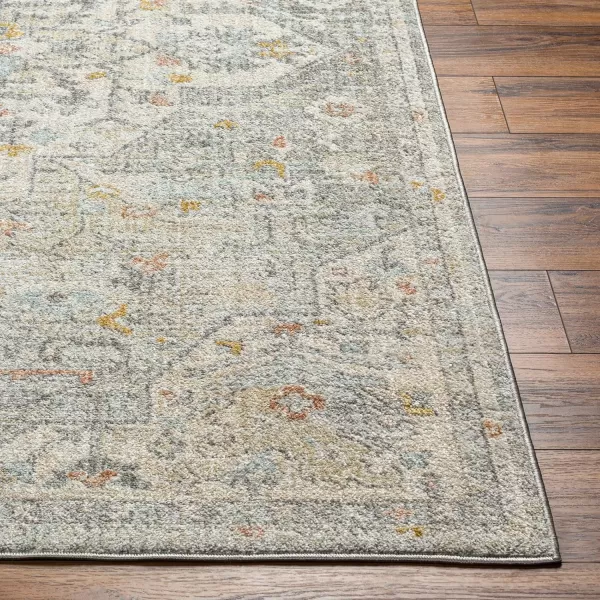 Artistic Weavers Bitlis Vintage Medallion Area Rug 710 x 10 GrayGrey 53 x 7