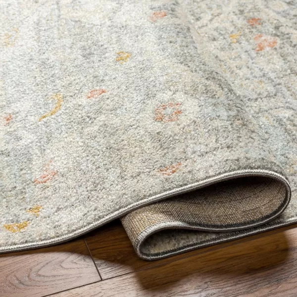 Artistic Weavers Bitlis Vintage Medallion Area Rug 710 x 10 GrayGrey 67 x 9