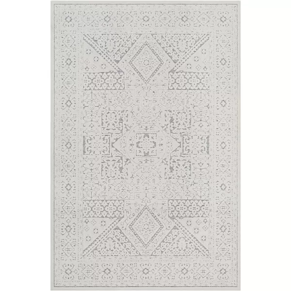 Artistic Weavers Blanca Outdoor Bohemian Area Rug 53 x 73 Medium Gray53 x 73