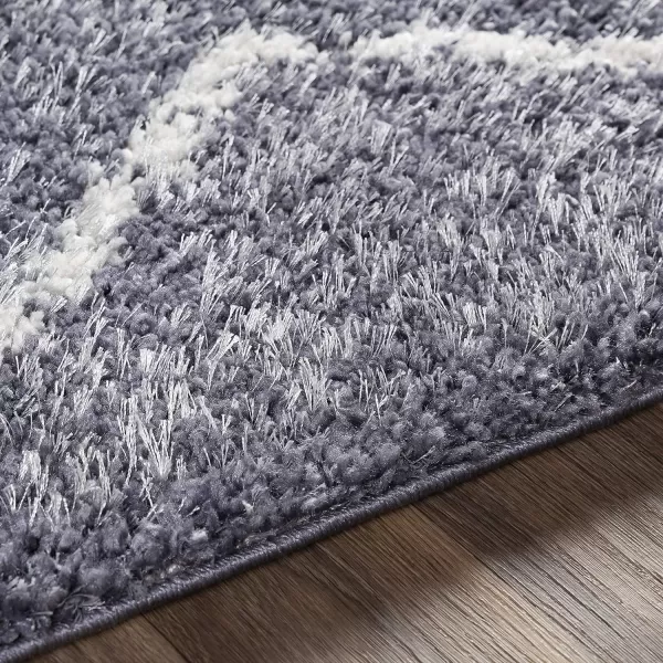 Artistic Weavers Blanka Area Rug 710 x 103 White2 x 3 Charcoal