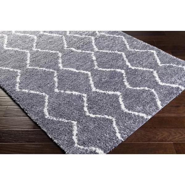 Artistic Weavers Blanka Area Rug 710 x 103 White2 x 3 Charcoal