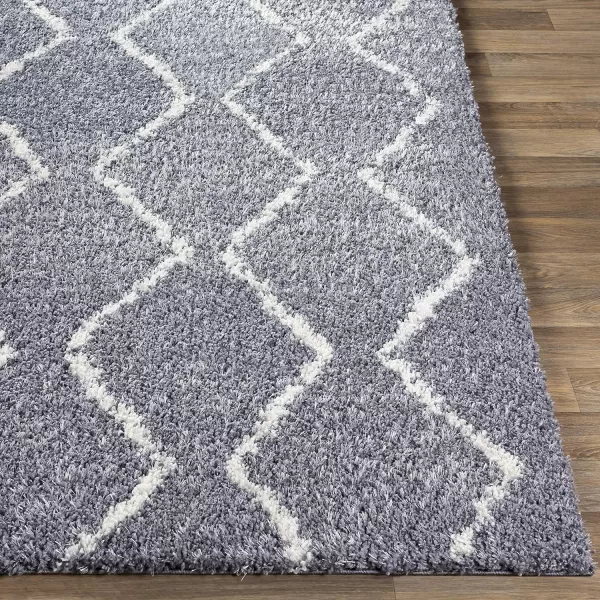 Artistic Weavers Blanka Area Rug 710 x 103 White2 x 3 Charcoal