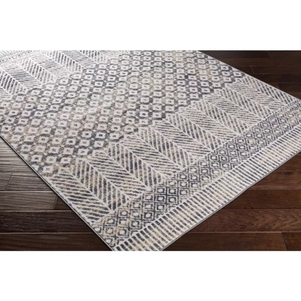 Artistic Weavers Bohemian Moroccan Adalyn Area Rug 7 ft 10 in x 10 ft GrayButter5 ft 3 in x 7 ft GrayButter