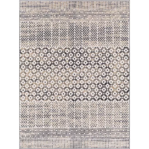 Artistic Weavers Bohemian Moroccan Adalyn Area Rug 7 ft 10 in x 10 ft GrayButter5 ft 3 in x 7 ft GrayButter