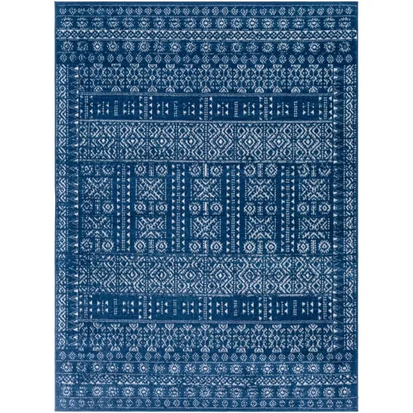 Artistic Weavers Bohemian Moroccan Goldie Area Rug53 x 7GreyNavy 5 ft 3 in x 7 ft