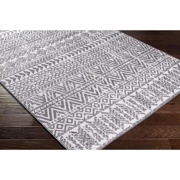 Artistic Weavers Bohemian Moroccan Olea Area Rug 5 ft 3 in x 7 ft ButterGrayGrey 5 ft 3 in x 7 ft