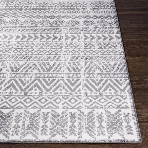 Artistic Weavers Bohemian Moroccan Olea Area Rug 5 ft 3 in x 7 ft ButterGrayGrey 5 ft 3 in x 7 ft