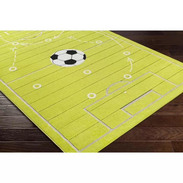 Artistic Weavers Brandi Kids Soccer Area Rug 710 x 10 Lime710 x 10