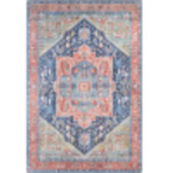 Artistic Weavers Bree Vintage Medallion Area Rug 5 x 76 Beige23 x 39 Navy