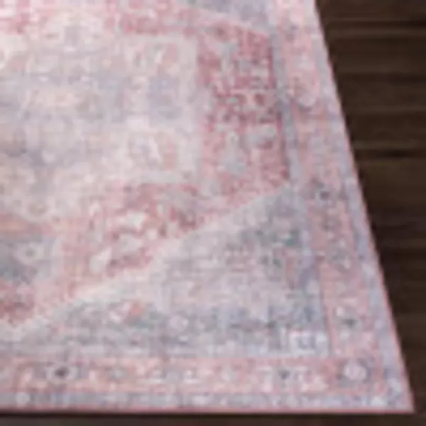 Artistic Weavers Bree Vintage Medallion Area Rug 5 x 76 Beige23 x 39 RedBlue