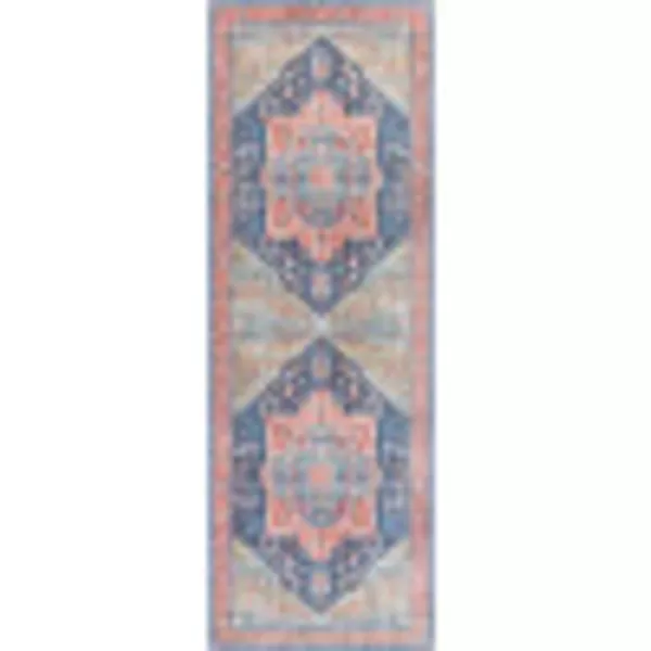 Artistic Weavers Bree Vintage Medallion Area Rug 5 x 76 Beige26 x 76 Navy