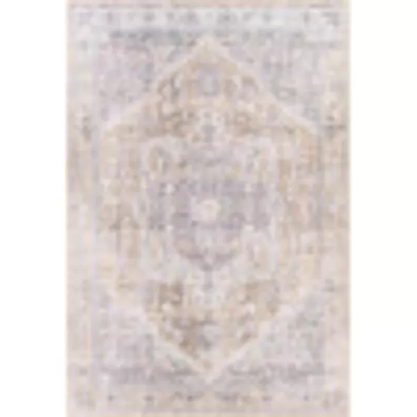 Artistic Weavers Bree Vintage Medallion Area Rug 5 x 76 Beige76 x 96 GoldCharcoal