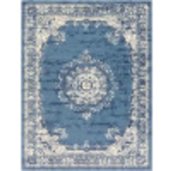 Artistic Weavers Brendan Traditional Medallion Area Rug 710 x 102 Navy710 x 102 Navy