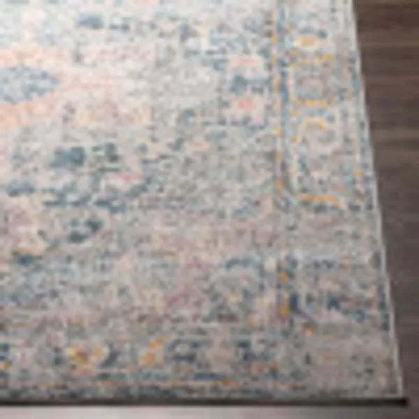 Artistic Weavers Briggs Vintage Medallion Area Rug 53 x 73 Blue53 x 73