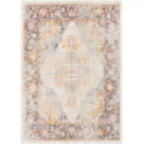 Artistic Weavers Briggs Vintage Medallion Area Rug 53 x 73 Cream53 x 73