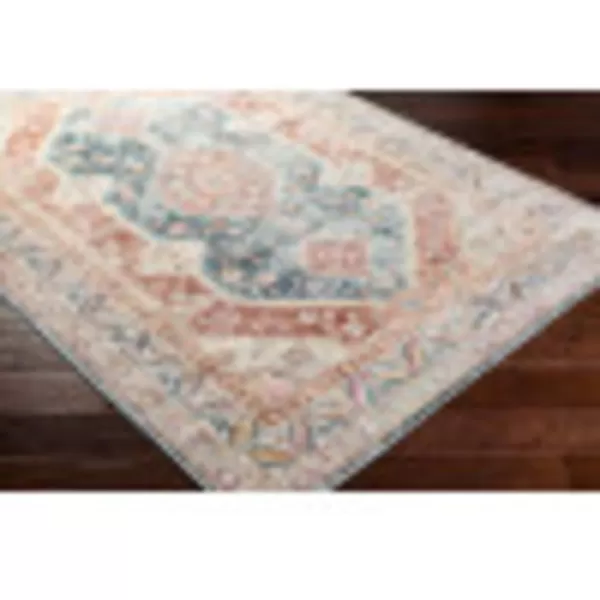 Artistic Weavers Brogan Vintage Rustic Area Rug53 x 73BlueRustBlueRust 7 ft 10 in x 10 ft 3 in