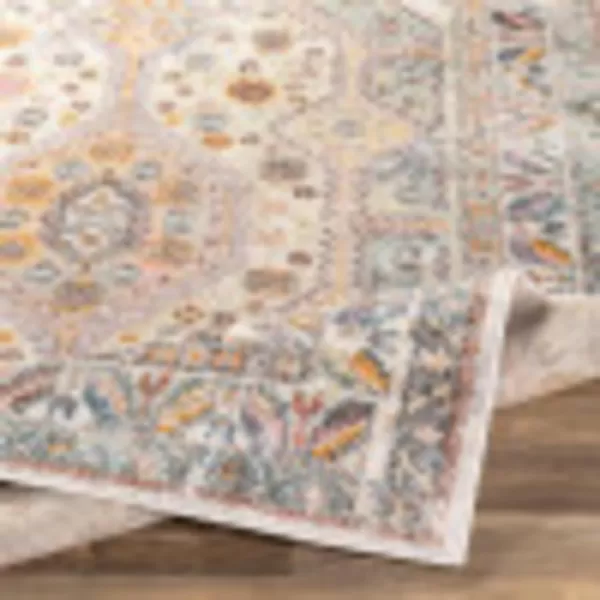 Artistic Weavers Brogan Vintage Rustic Area Rug53 x 73BlueRustIvory 2 ft x 3 ft