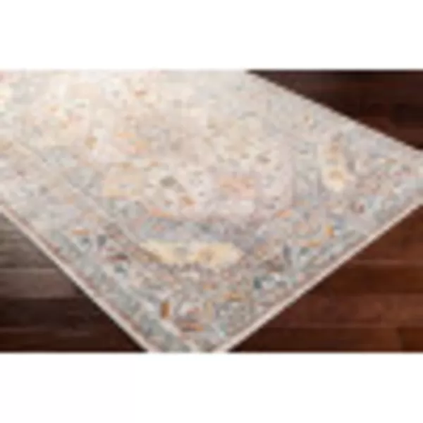 Artistic Weavers Brogan Vintage Rustic Area Rug53 x 73BlueRustIvory 5 ft 3 in x 7 ft 3 in