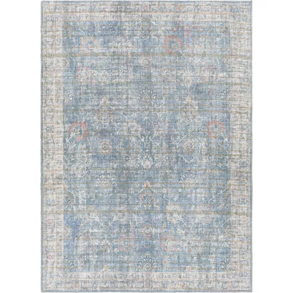 Artistic Weavers Cadena Vintage Printed Area Rug 53 x 73 Light Blue53 x 73 Light Blue