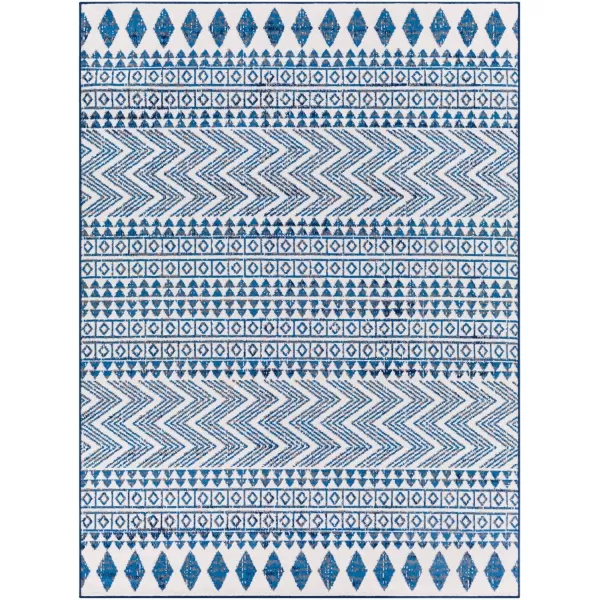 Artistic Weavers Calliope Bohemian Moroccan Area Rug53 x 7GreyNavy 6 ft 7 in x 9 ft