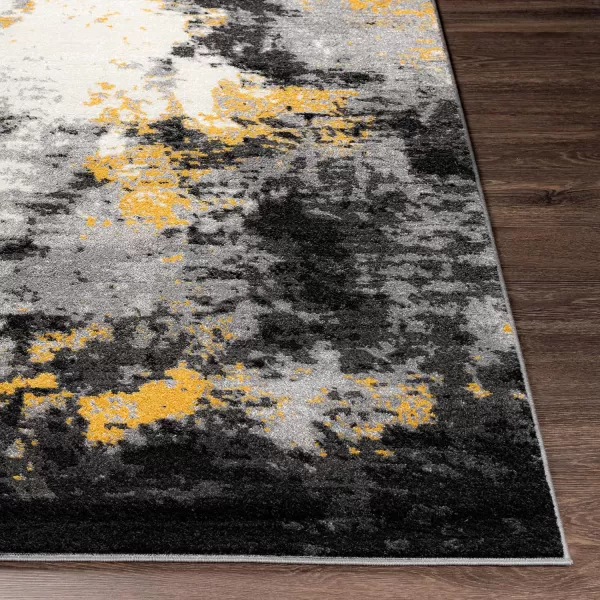 Artistic Weavers Cantrell Modern Area Rug53 x 77Black5 ft 3 in x 7 ft 7 in Black