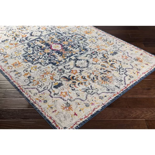 Artistic Weavers Carldale Vintage Medallion Area Rug67 x 9PinkNavyBeige 9 ft x 12 ft 3 in