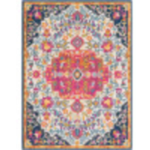 Artistic Weavers Carldale Vintage Medallion Area Rug67 x 9PinkPink 5 ft 3 in x 7 ft 1 in