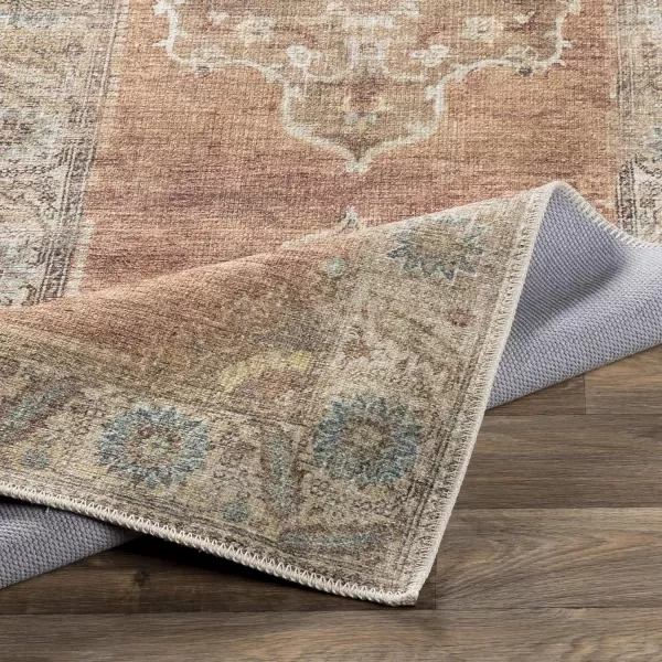 Artistic Weavers Caroline Vintage Bohemian Runner Area Rug 27 x 10 CamelSage27 x 10 CamelSage