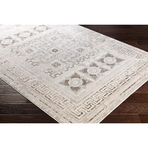 Artistic Weavers Carys BlueGray Updated Traditional 67 x 96 Area Rug Mustard111 x 211 Beige