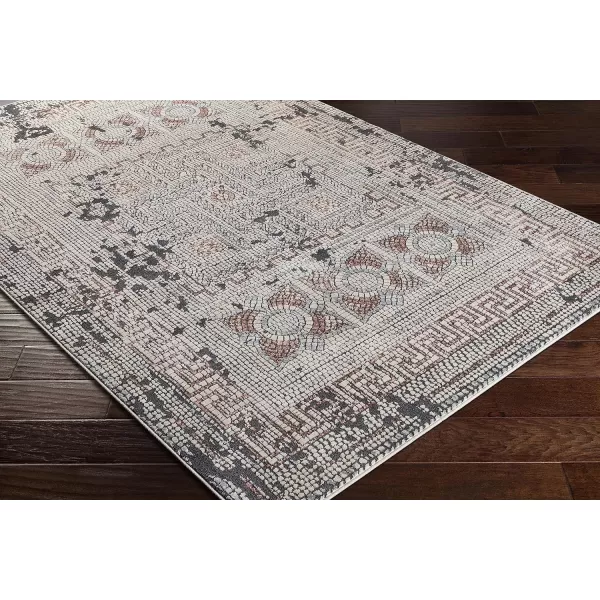 Artistic Weavers Carys BlueGray Updated Traditional 67 x 96 Area Rug Mustard111 x 211 Mauve