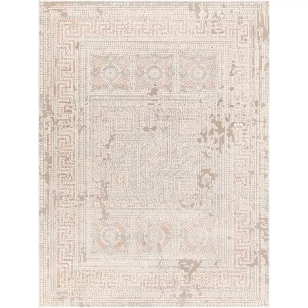 Artistic Weavers Carys BlueGray Updated Traditional 67 x 96 Area Rug Mustard77 x 102 Rose