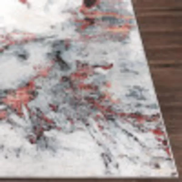 Artistic Weavers Caterina Modern Abstract Area Rug53 x 73 OrangeGray