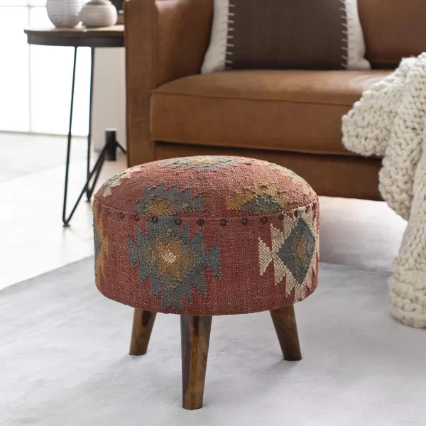 Artistic Weavers Celaya Stool 16 x 16 x 16 RedArtistic Weavers Celaya Stool 16 x 16 x 16 Red