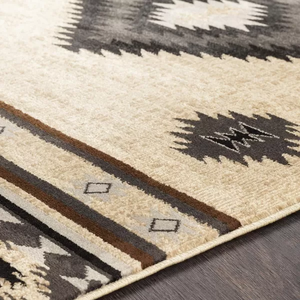 Artistic Weavers Celtia Area Rug 53 x 79 Charcoal and Dark Gray22 x 77 Charcoal and Dark Gray