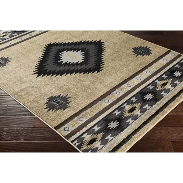 Artistic Weavers Celtia Area Rug 53 x 79 Charcoal and Dark Gray22 x 77 Charcoal and Dark Gray