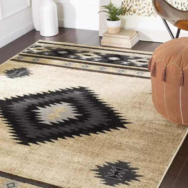 Artistic Weavers Celtia Area Rug 53 x 79 Charcoal and Dark Gray22 x 77 Charcoal and Dark Gray