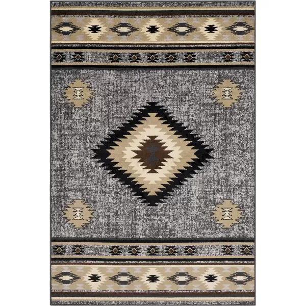 Artistic Weavers Celtia Area Rug 53 x 79 Charcoal and Dark Gray53 x 79 Black and Tan