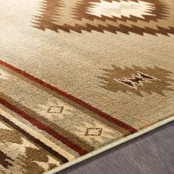 Artistic Weavers Celtia Area Rug 53 x 79 Charcoal and Dark Gray53 x 79 Olive and Dark Brown
