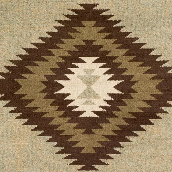 Artistic Weavers Celtia Area Rug 53 x 79 Charcoal and Dark Gray53 x 79 Olive and Dark Brown